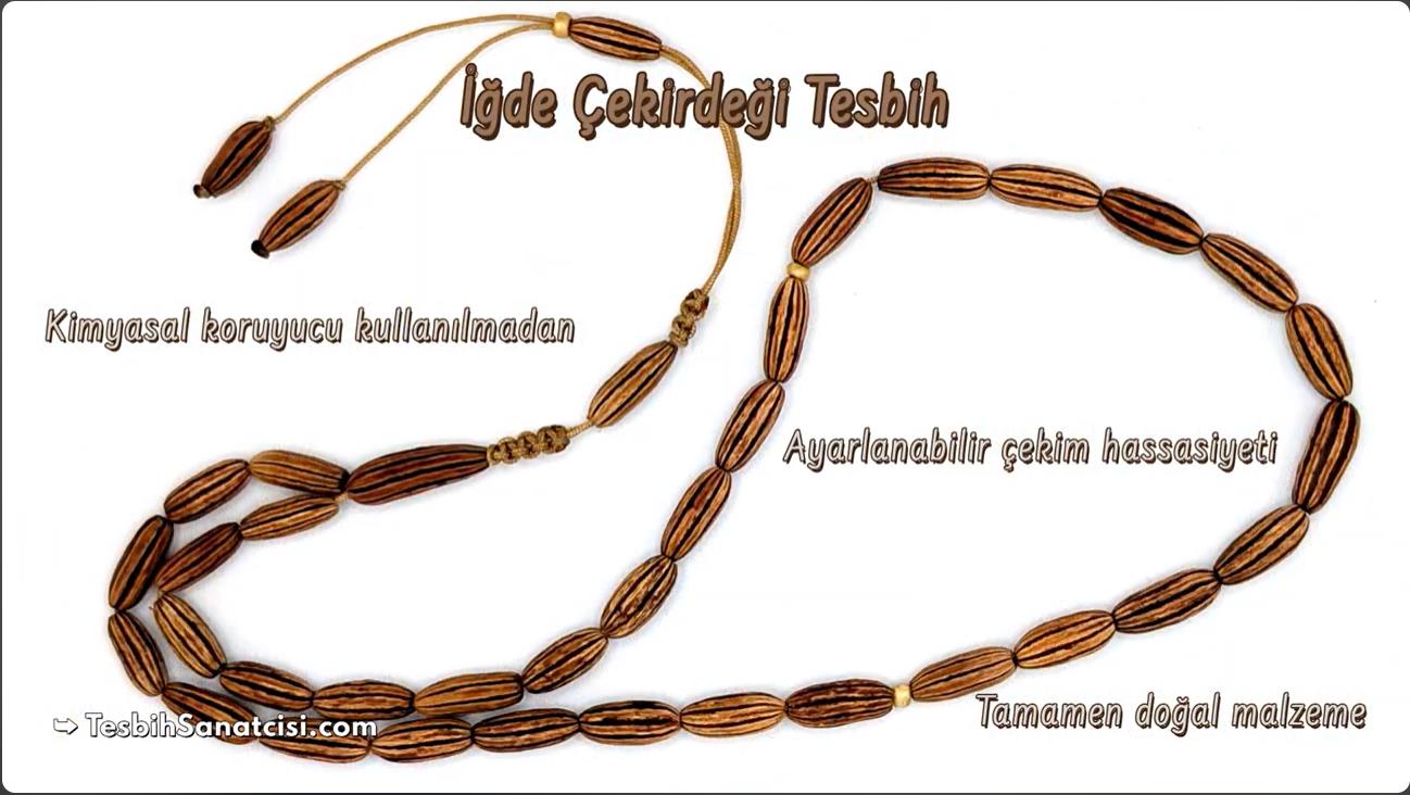 İğde Çekirdeği Tesbih ve Bileklik Takımları